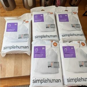 Simplehuman White Trash Bags 30-35L